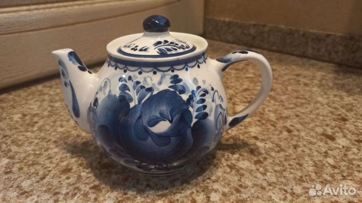 Чайник заварочный гжель