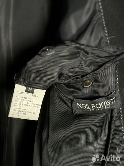 Пальто с накладным пуховиком Neil Barrett