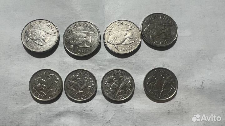 Монеты Бермудские острова
