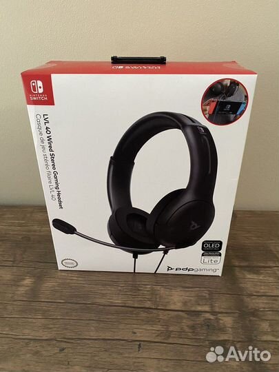 LVL40 Проводная гарнитура для Nintendo Switch