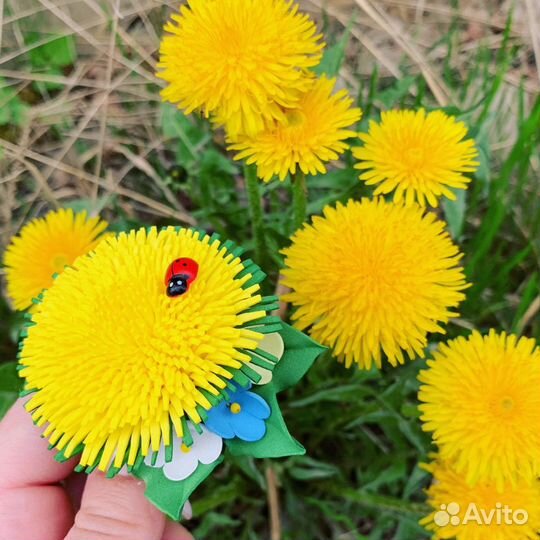 Одуванчики, подсолнухи