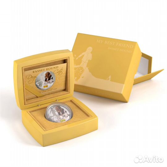 Серебряные монеты Собаки Кошки Лошади