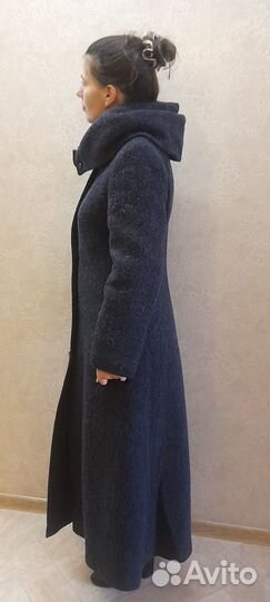 Пальто зимнее женское новое с чернобуркой р.44
