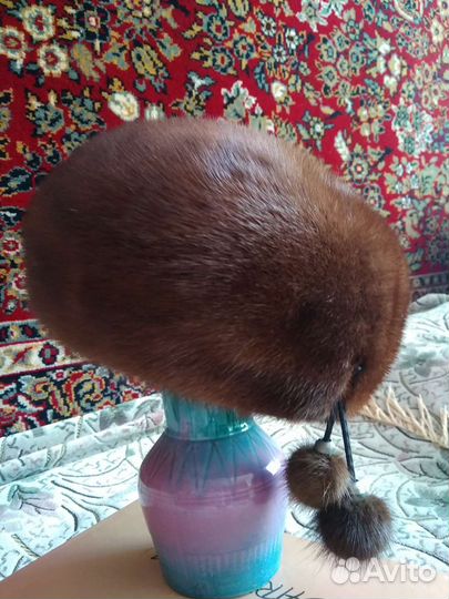 Берет норковый