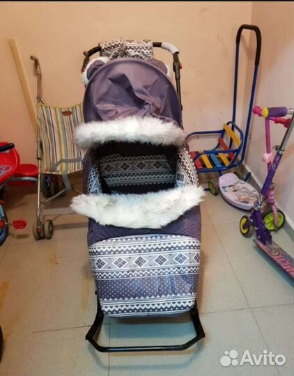 Коляска санки