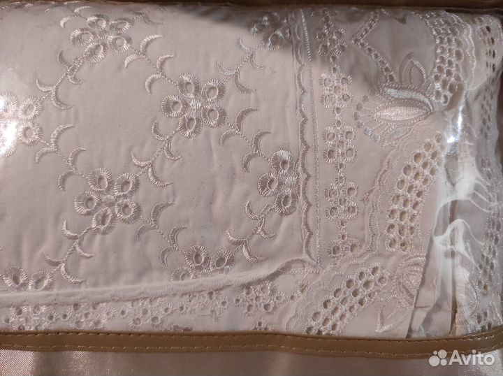 Комплект постельного белья с ришелье