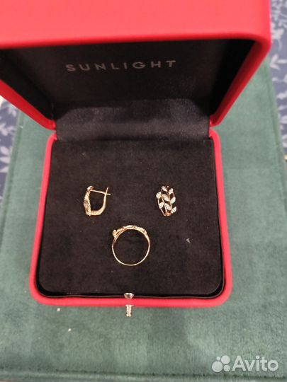 Золотые серьги