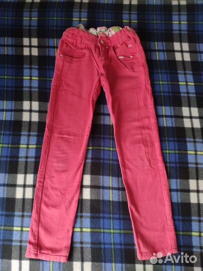 Джинсы для девочки 140
