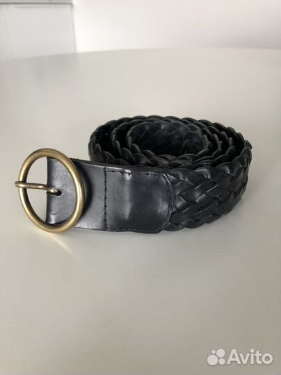 Кожаный ремень Massimo Dutti