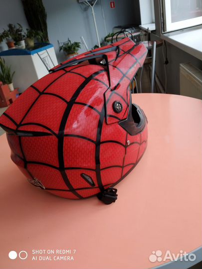 Шлем для мотокросса бу, цена 2000