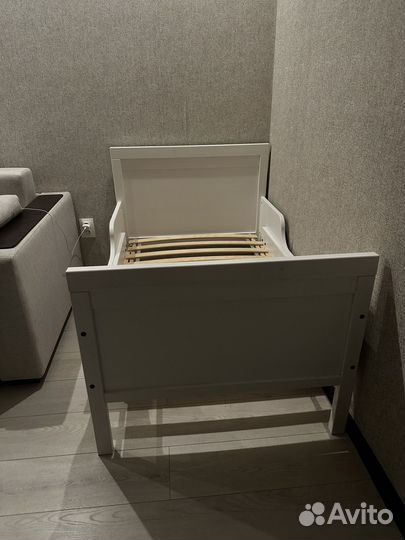 Детская кровать IKEA раздвижная сундвик