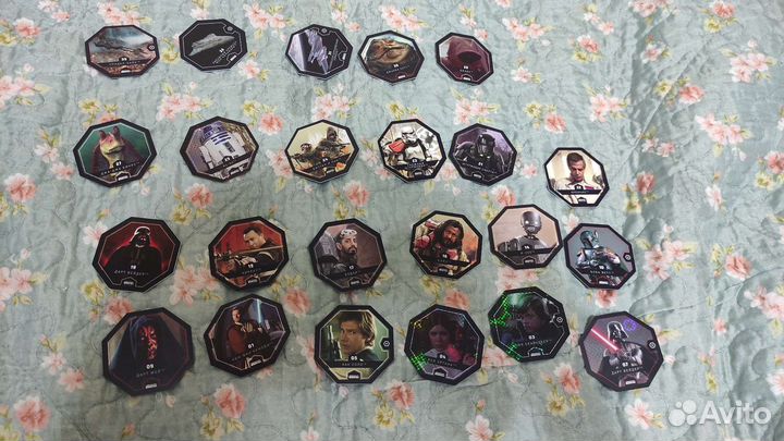 Фишки звёздные воины в альбоме + игра