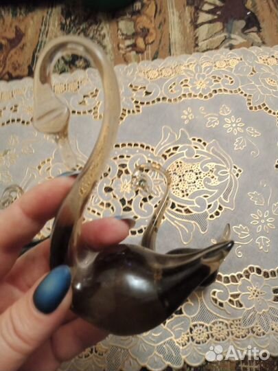 Лебедь стекло СССР