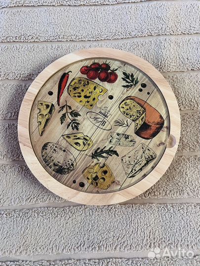 Сырная доска с ножами новая