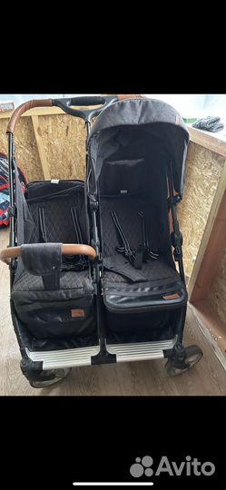 Коляска для погодок двойни