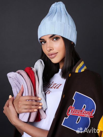 Шапка тыковка, бинни детская, взрослая, женская