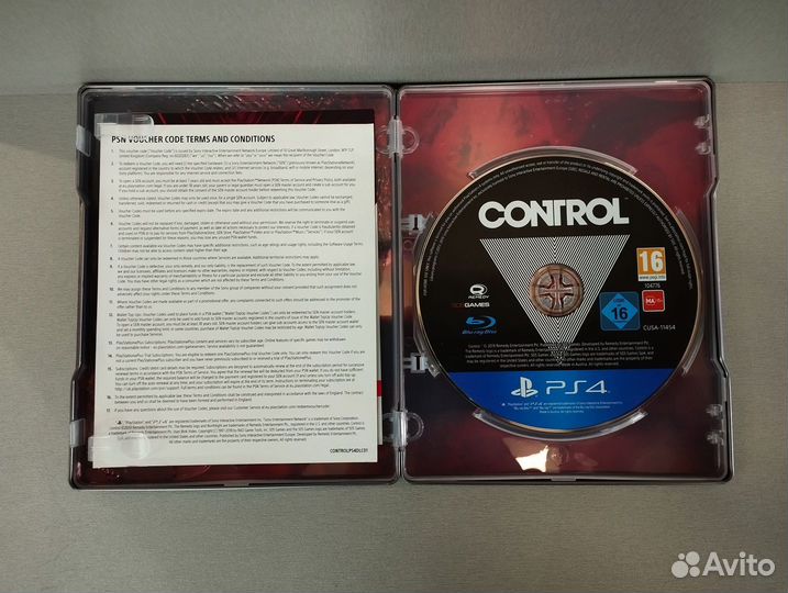 Control Steelbook PS4 диск