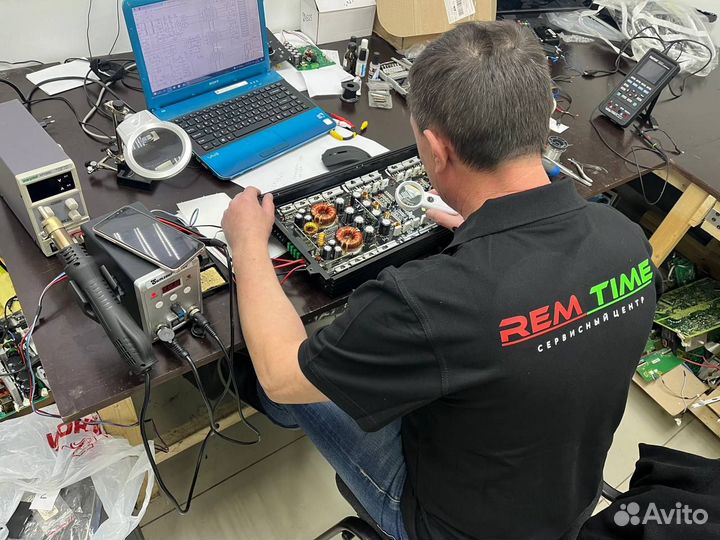 Ремонт автомагнитол. Ремонт усилителей. Выезд