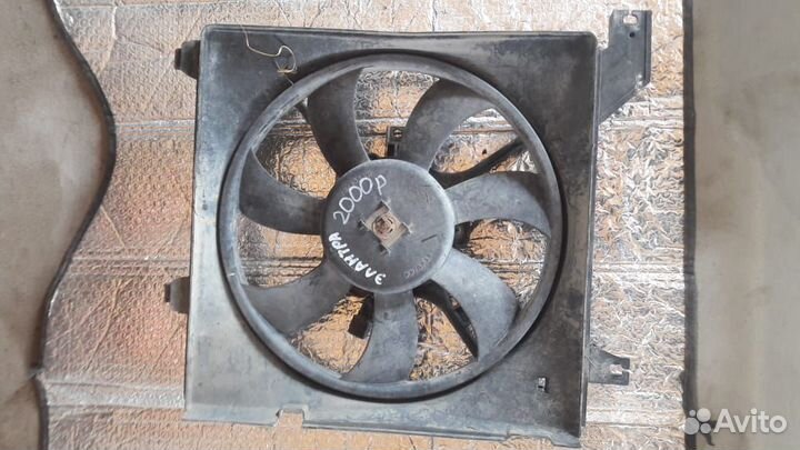 Хендай элантра xd, диффузор вентилятора радиатора