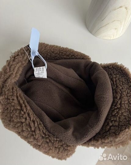 Шапка ушанка на флисе