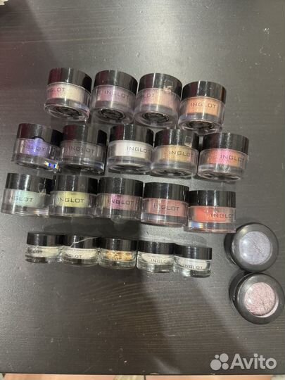 Набор пигментов inglot и mac