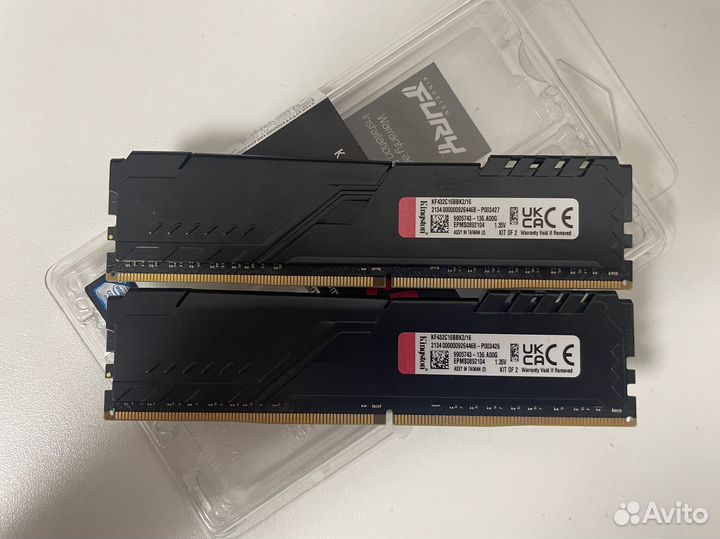 Оперативная память Kingston HyperX Fury 16Gb