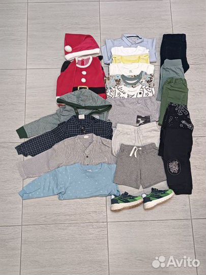 Вещи пакетом на мальчика от 6 месяцев до 1.5 года
