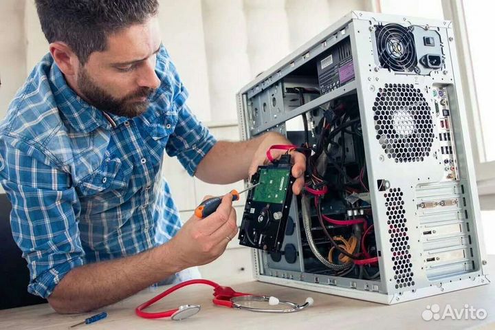 Компьютерный мастер с выездом. Опыт более 10 лет