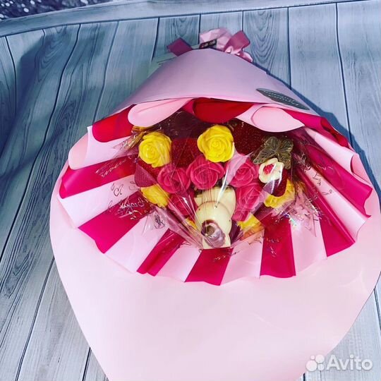 Букет шоколадный с единорожкой