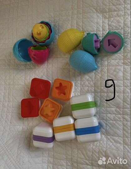 Развивающие игрушки пакетом и по отдельности
