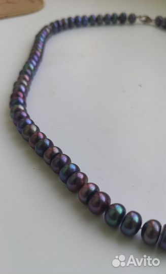 Бусы из натурального жемчуга