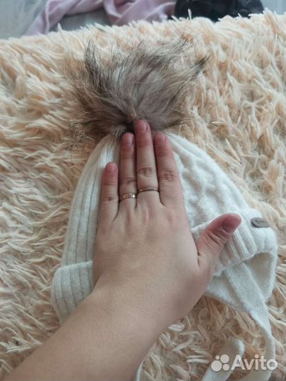 Шапка детская для девочки зимняя