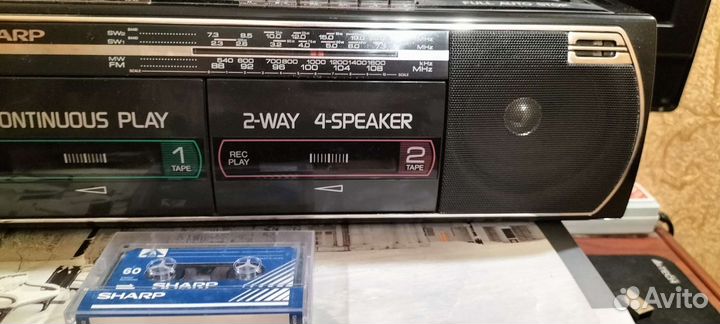 Кассетный магнитофон sharp WQ-267 Z (BK )