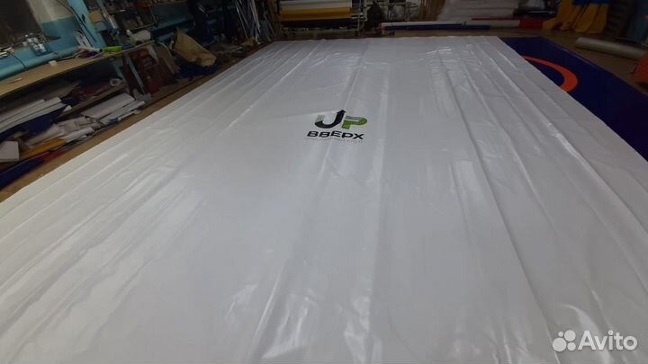 Покрытие борцовское белое для борцовского ковра