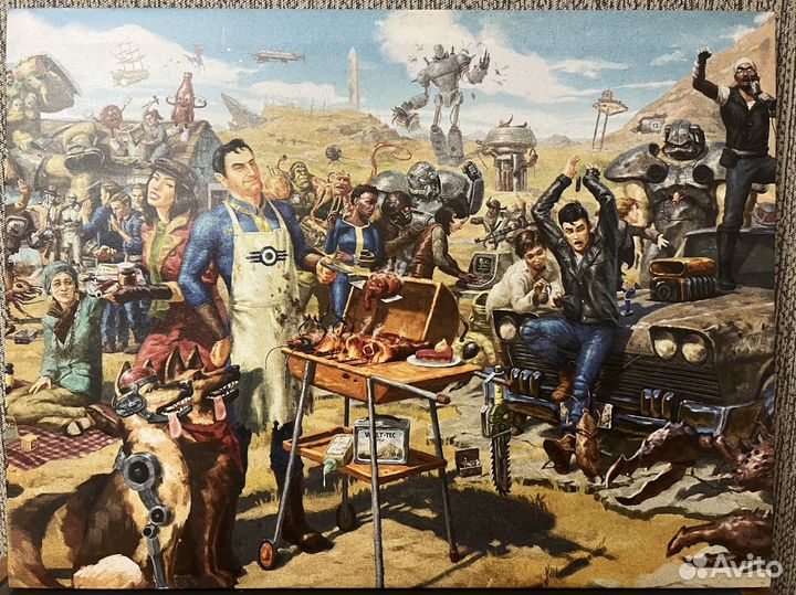 Картина по игре Fallout официальный сувенир
