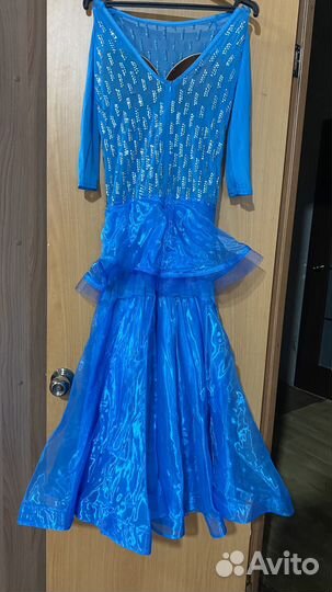 Платье для бальных танцев стандарт размер xs