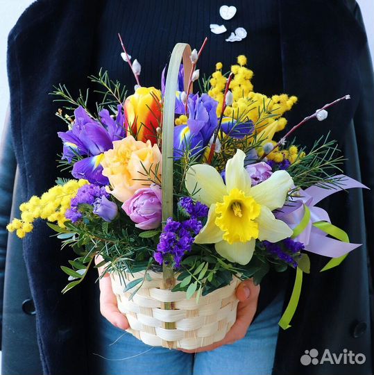Букет в корзине 