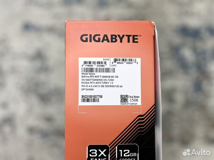 Gigabyte RTX 4070 Ti Gaming OC Новые