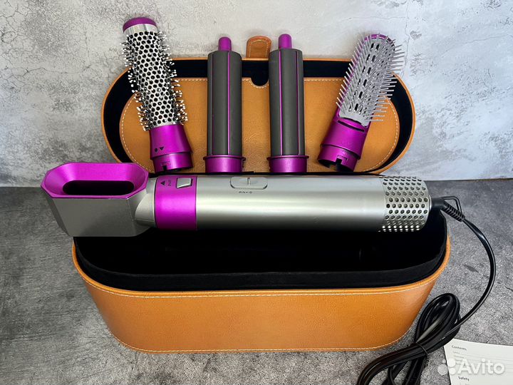 Фен dyson стайлер розовый