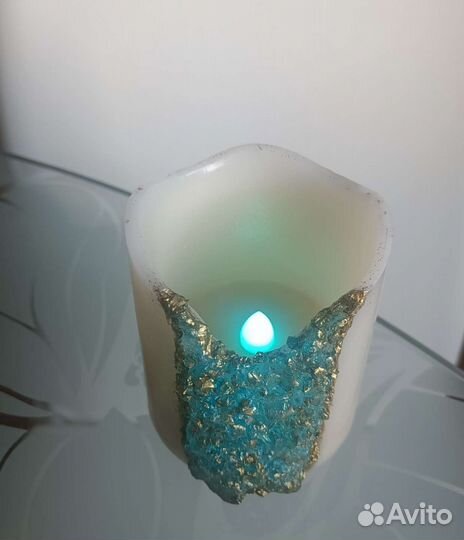 Ночник свеча светодиодная восковая