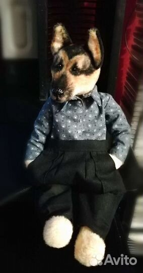 Немецкая овчарка Тедди игрушка