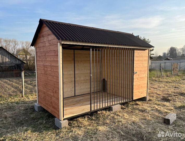 Вольер для собак под ключ