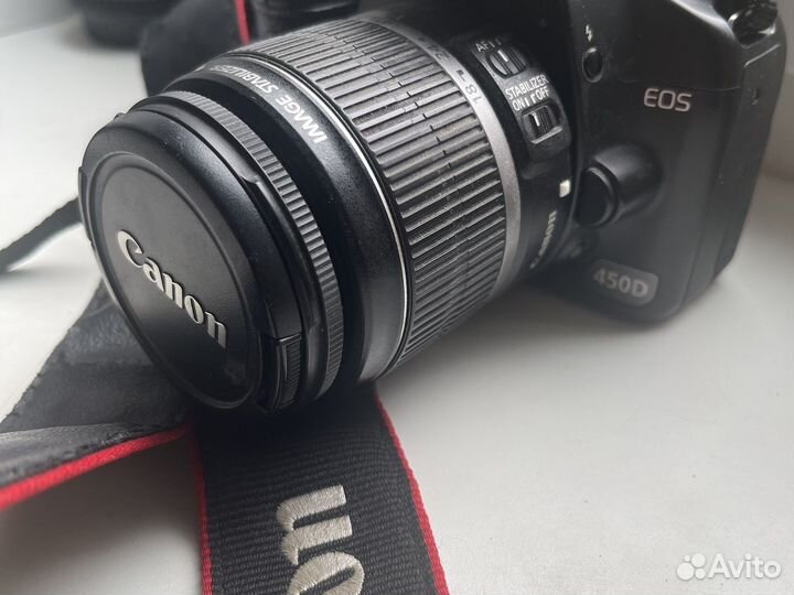 Зеркальный фотоаппарат canon 450d