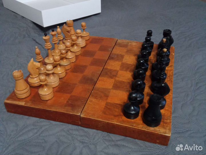 Шахматы СССР, деревянные