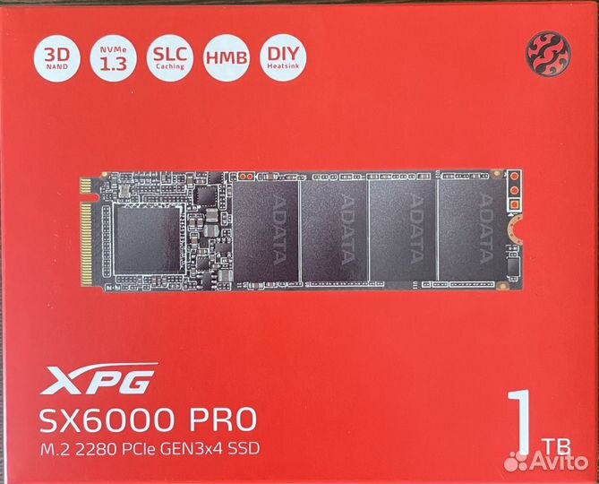 Adata XPG SX6000 PRO 1TB SSD M.2 NVMe
