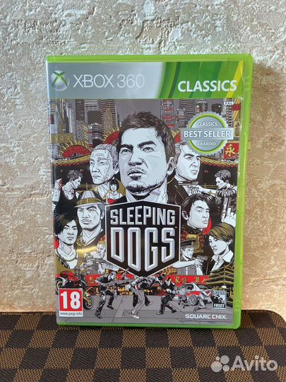 Диск на xbox 360 sleeping dogs