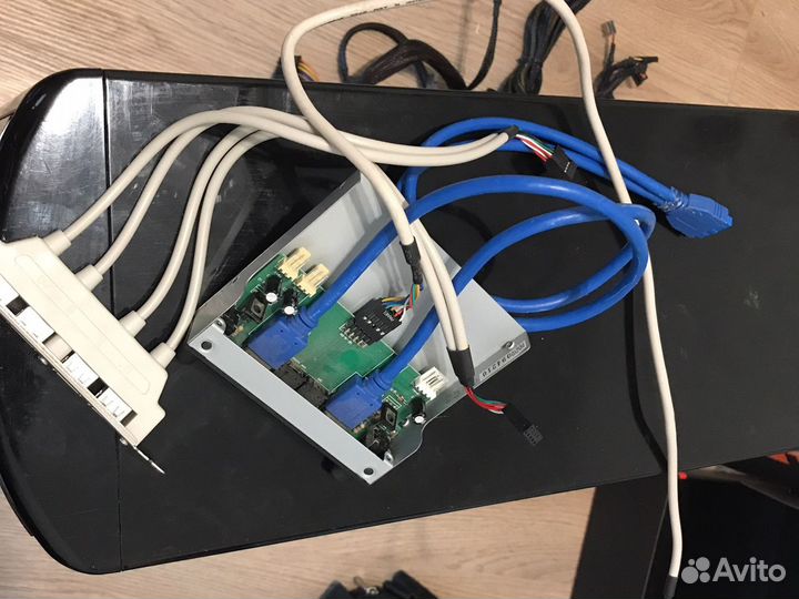 USB хаб, контроллер вентиляторов