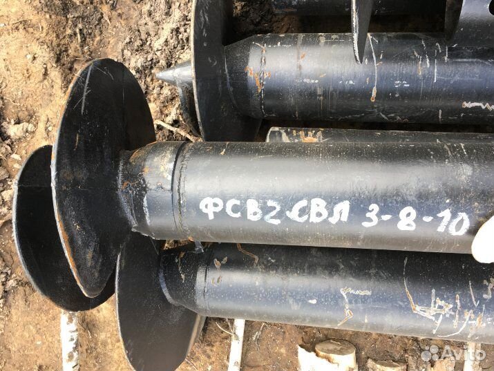 Монтаж винтовых свай от производителя