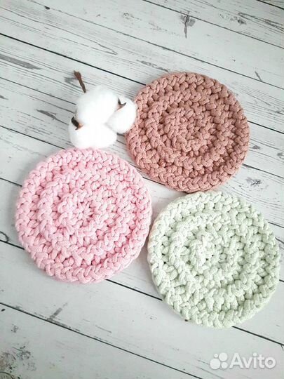 Подставки под горячее вязаные