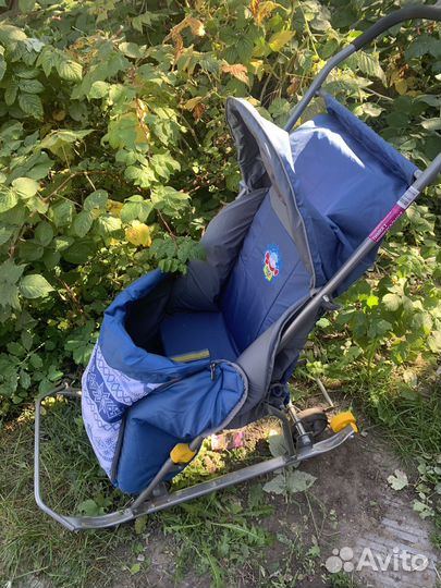 Коляска санки